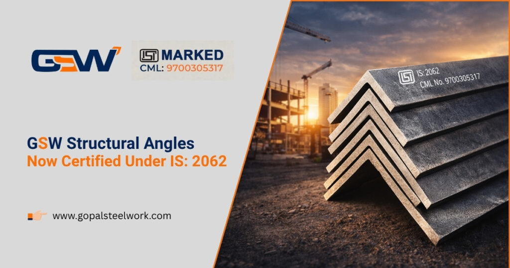 Structural Steel Angles ISI Certified